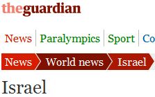 Overview of the Guardian’s coverage of Israel, August 2012.