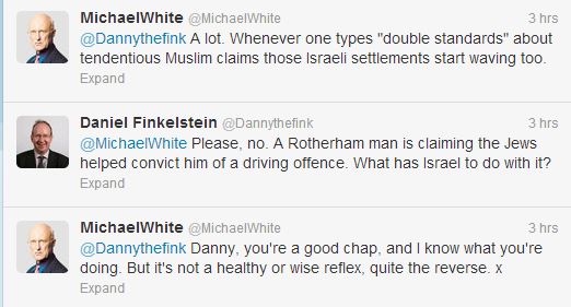 The antisemitic reflex: A Jew-baiting Tweet by the Guardian’s Michael White
