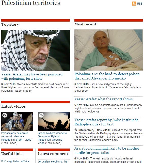 Facts about Yasser Arafat’s death and life the Guardian won’t report