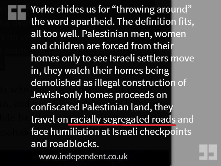 Countless Independent Articles With Errors, Deception and Lies on Israel Roads
